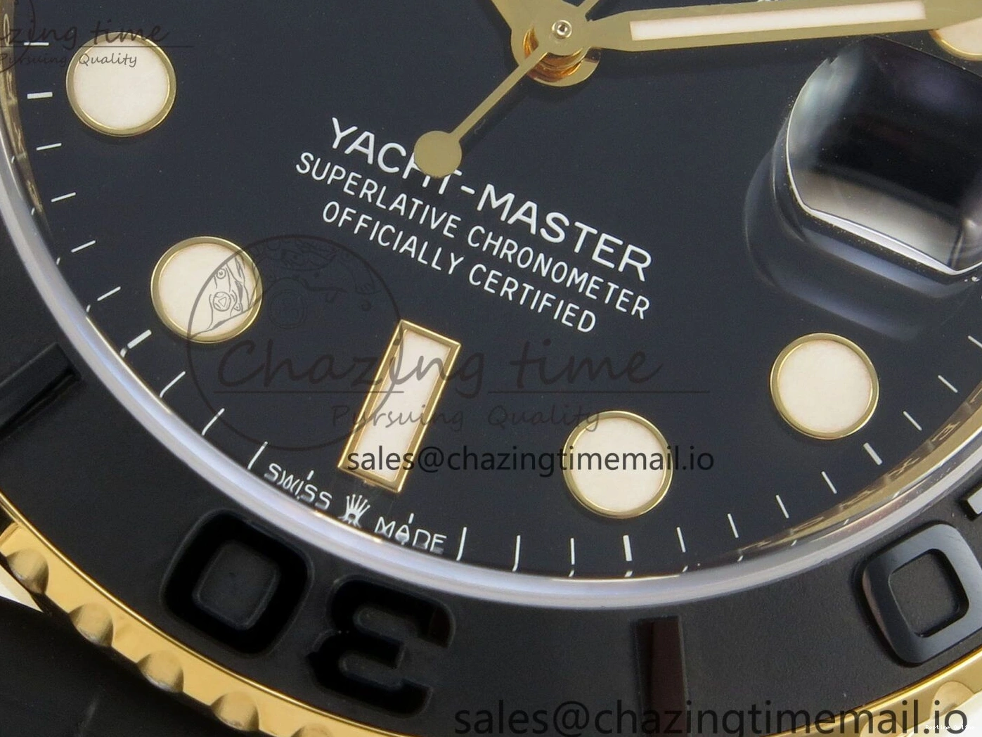 0102 Resilient Yacht-Master 226658 VSF 1:1 Best Edition Black Dial on Oysterflex Strap VS3235 (Gain Weight) V 174